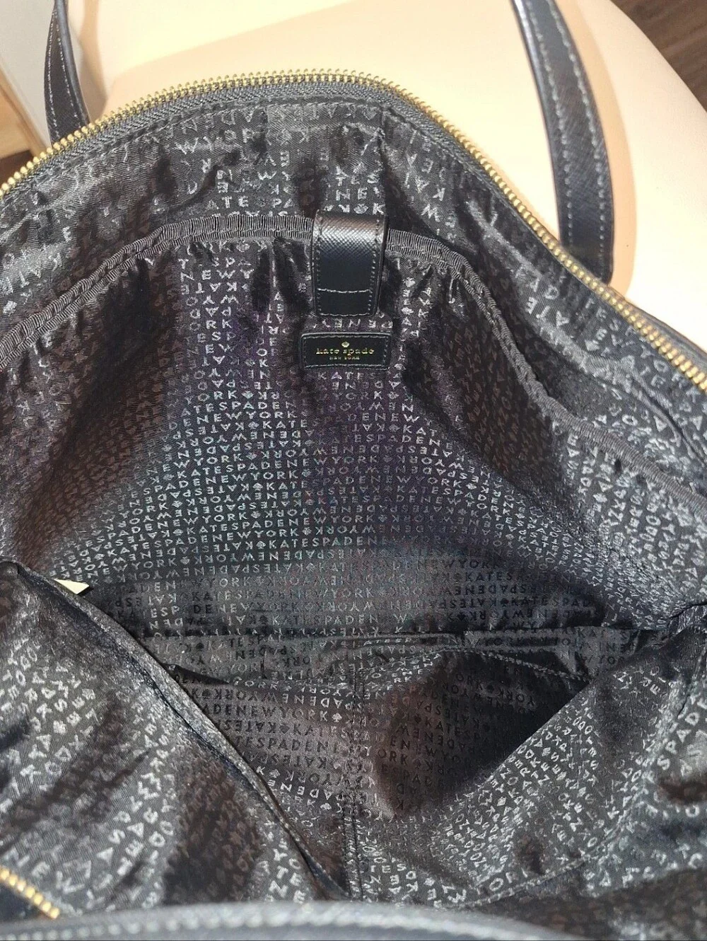 Kate Spade Black Daveney Laptop Bag NWOT
